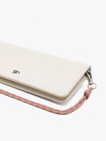 Cartera Con Textura Y Asa De Cordón crudo