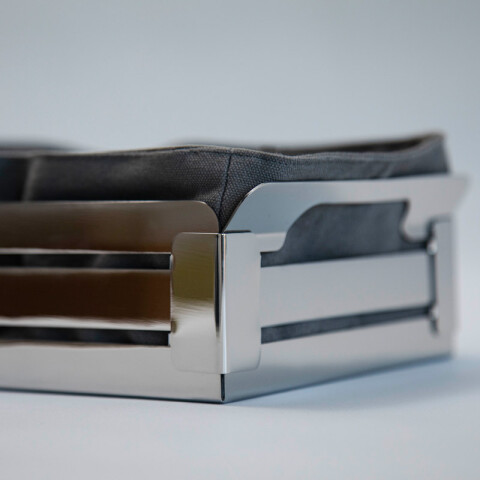 Cesta para Pan de Volf de Acero Inoxidable con Bolsa Cesta para Pan de Volf de Acero Inoxidable con Bolsa