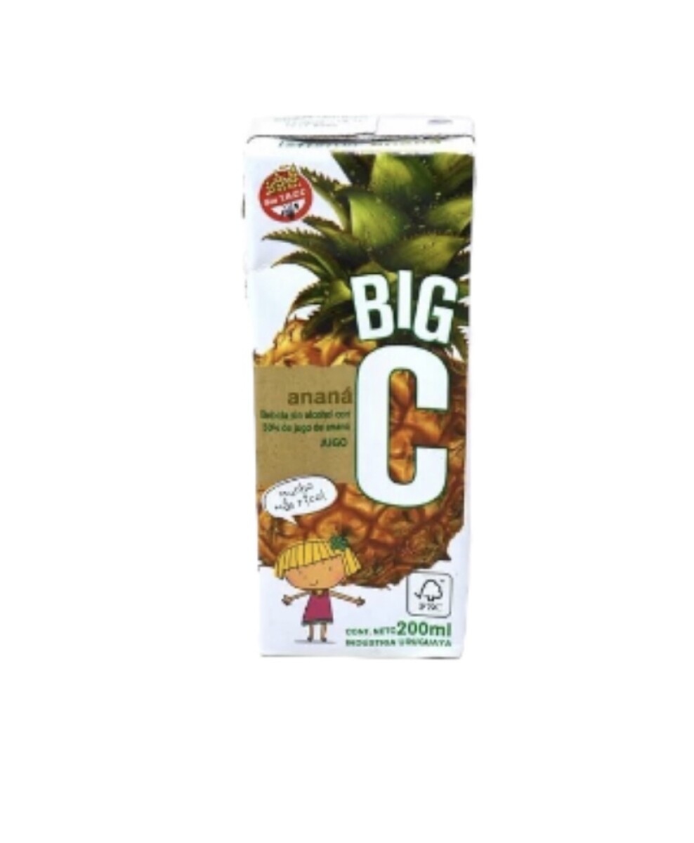 Jugo Big C 200 ml x27 - Anana 