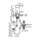 Griferia De Bidet Monocomando Line Temple Fv Cromo CROMO