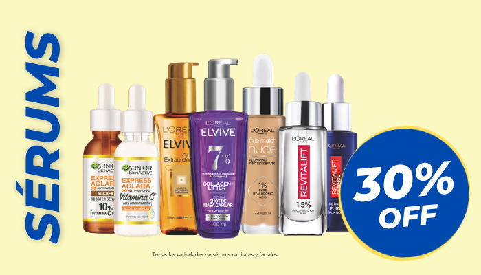 SÉRUMS CAPILARES Y FACIALES LOREAL Y GARNIER