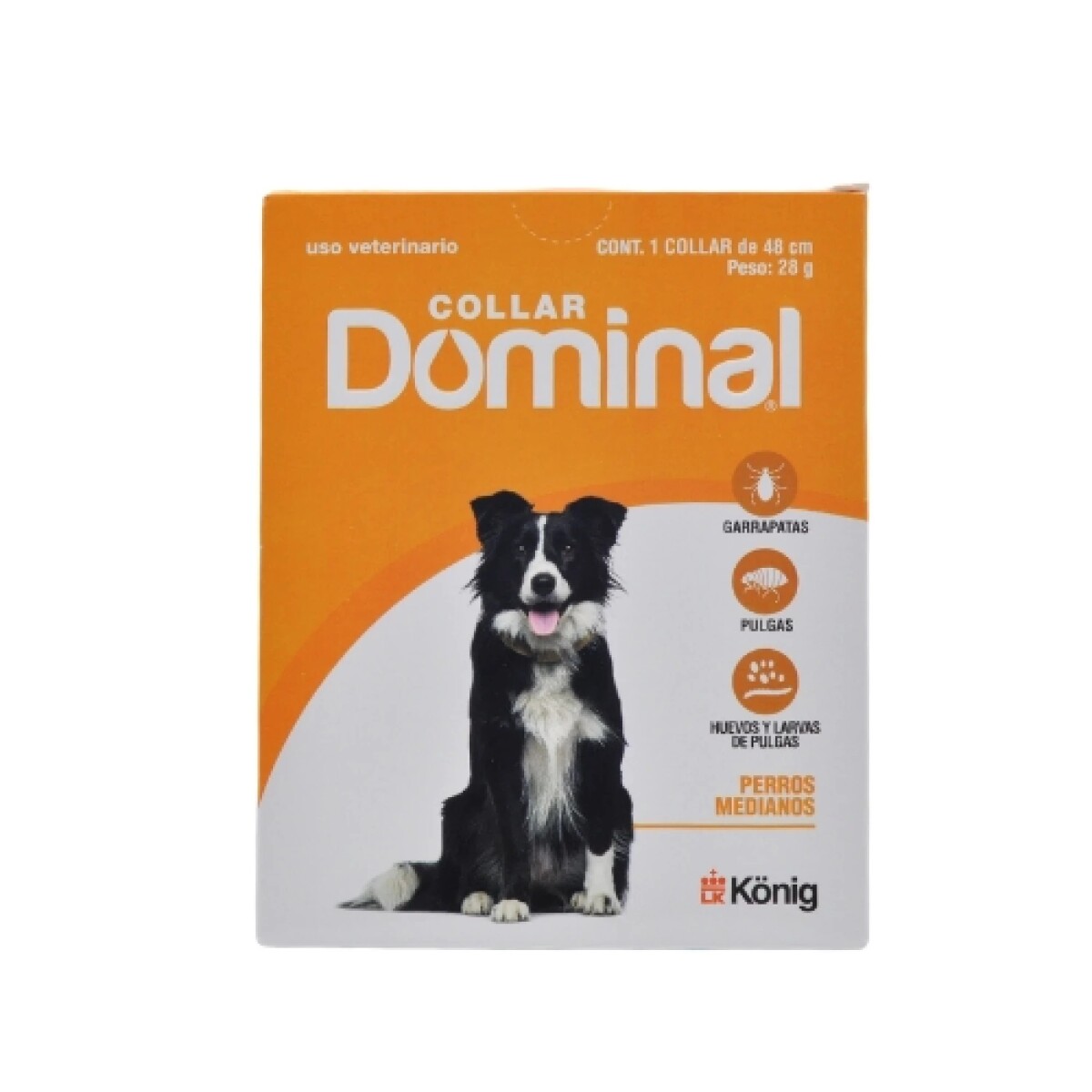 DOMINAL COLLAR ANTIPULGAS Y GARRAPATAS - PERROS MEDIANOS 