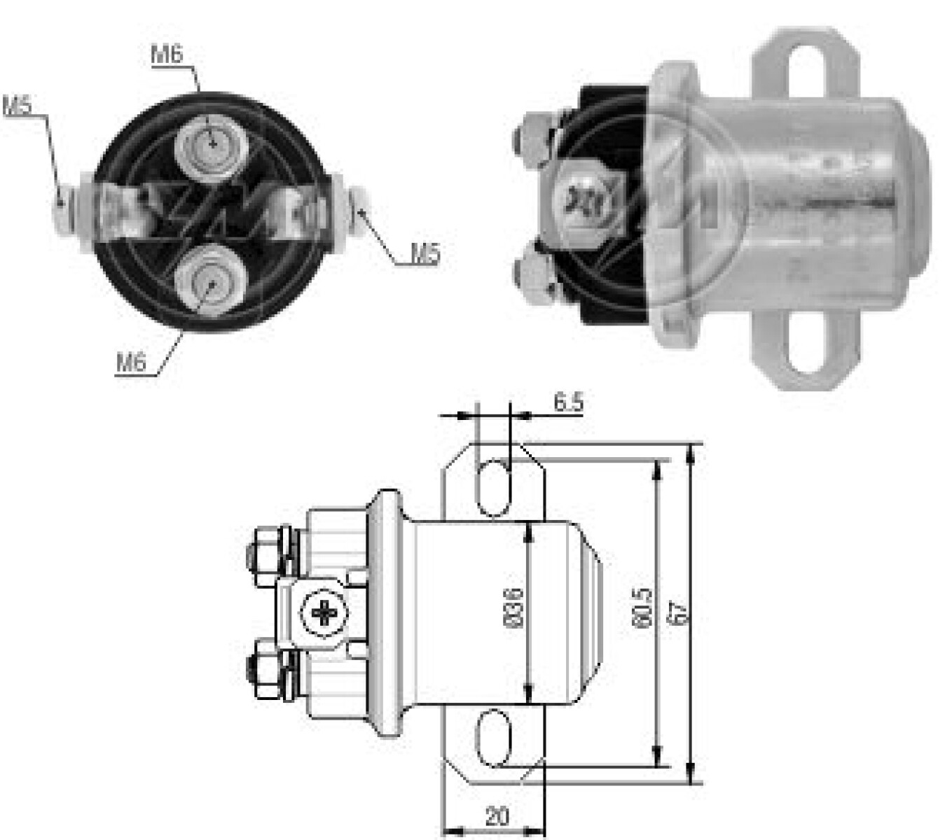 AUTOMATICO DE ARRANQUE - AUTOMATICO AUX.12V D.REMY 39MT ZM 