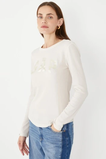 Remera Waffle Cuello Redondo Mujer Oyster Shine