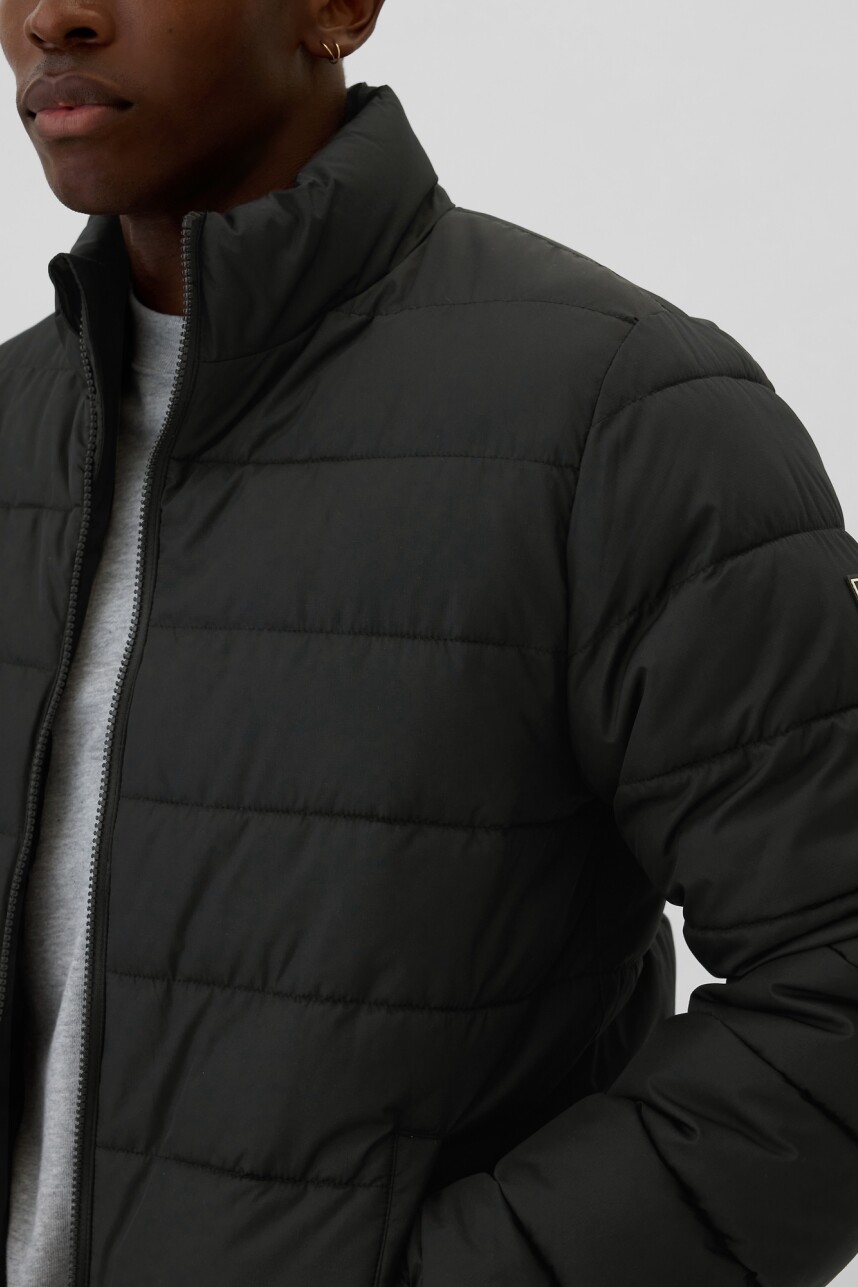 Campera Light Weight Puffer Hombre True Black V2