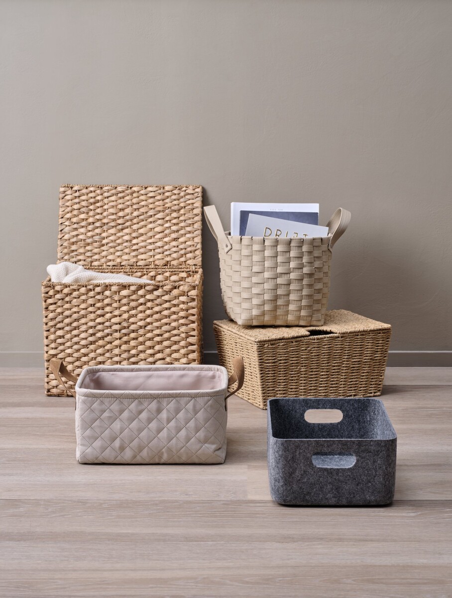Cesta JOSEF A25xL33xA14cm gris 