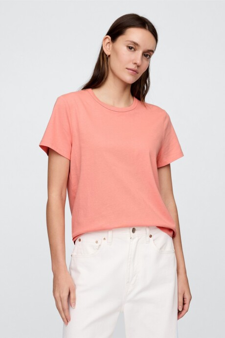 Remera Cuello Redondo Mujer Tea Rose