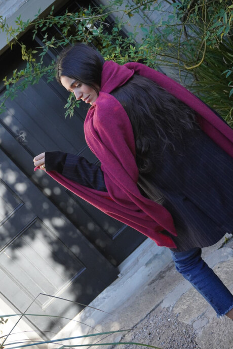 Pashmina PUR Ciruela