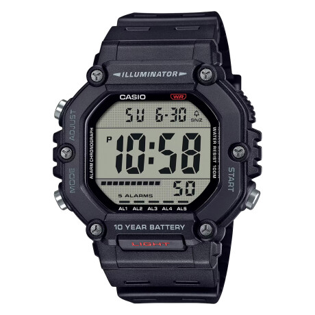 Reloj Casio en Resina Negro 0
