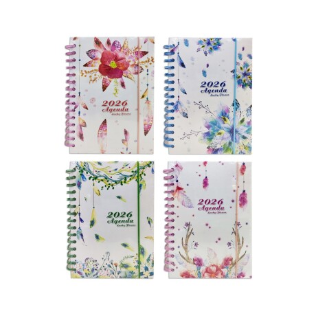 Agenda Flip 2026 HS0964 Calm con Espiral Varios Modelos 001