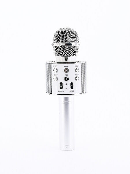 MICROFONO USB PLATEADO