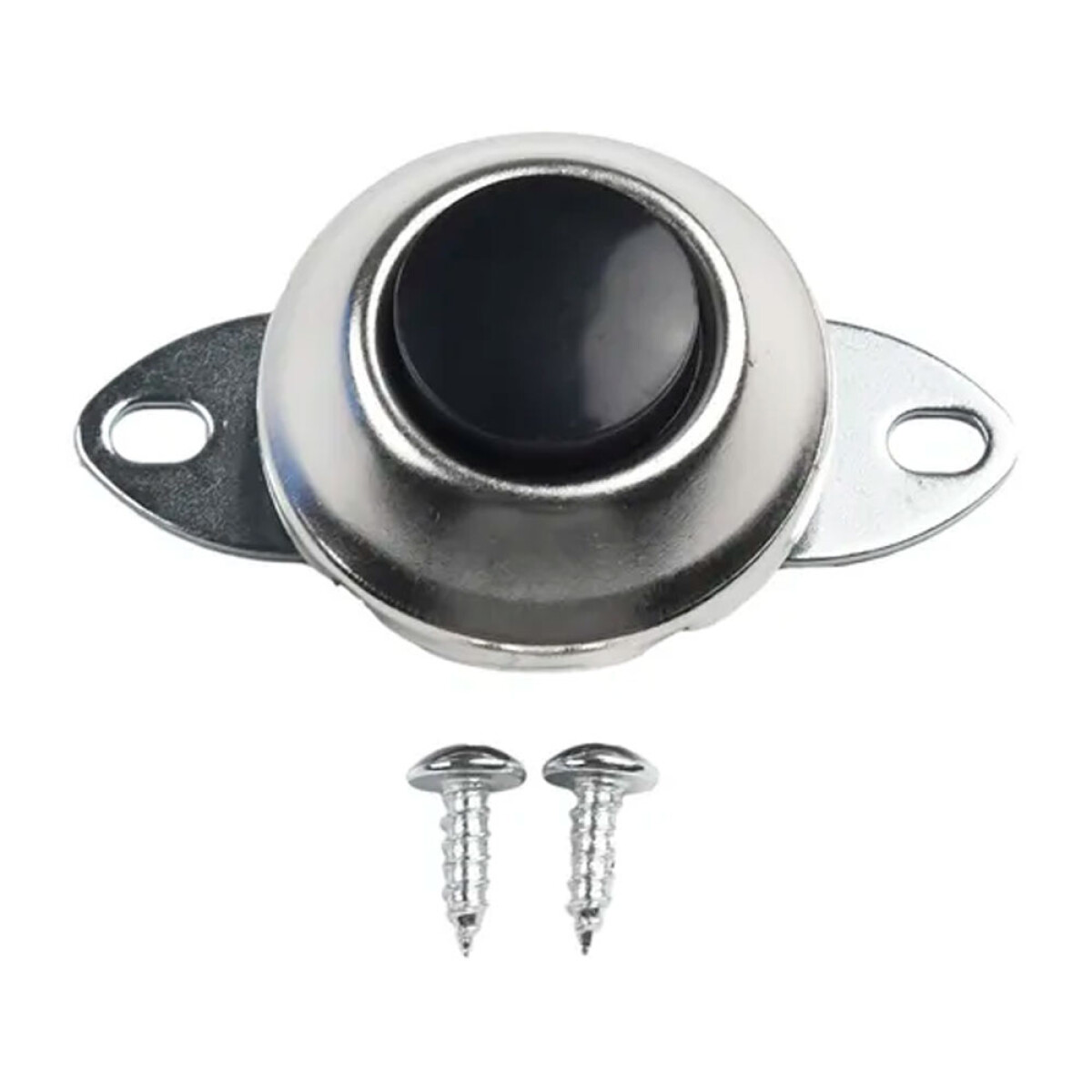 LLAVE BOTON TABLERO - BOTON BOCINA 12V 3A 2 TORNILLOS CROMADO WESTON 