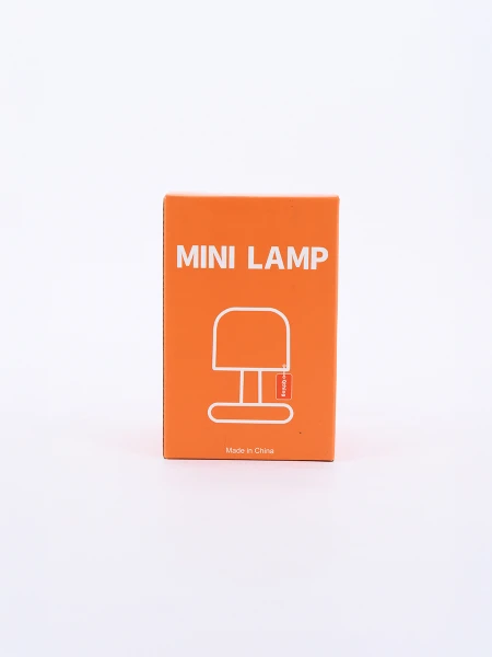 LAMPARA DE MESA NARANJA