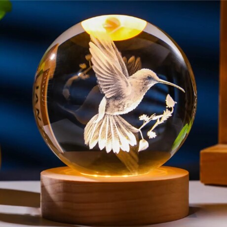 Lampara Veladora 3D Colibri 001
