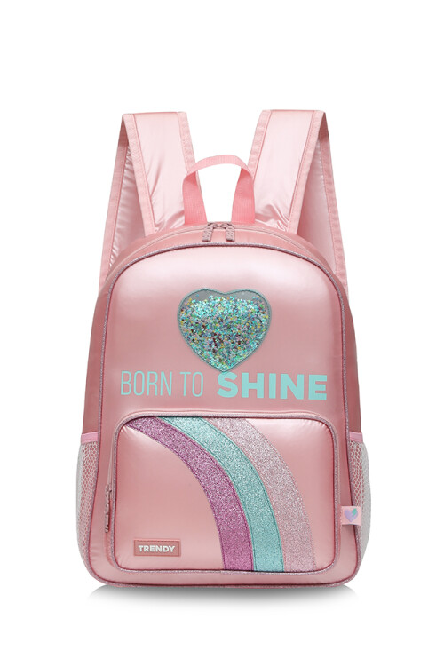 Mochila metalizada Rosa