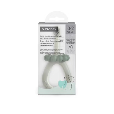 Cepillo Dental Infantil 0-2 Años Suave Raspador Lingual Verde