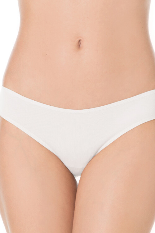 Bikini Tiro Medio 50331 Algodón Blanco