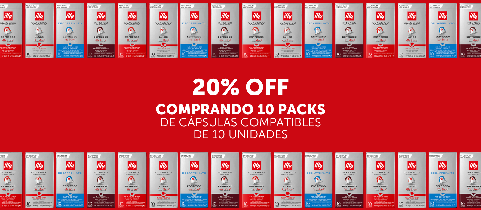 promo capsulas compatibles 20%