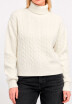 Polera trenza Blanco