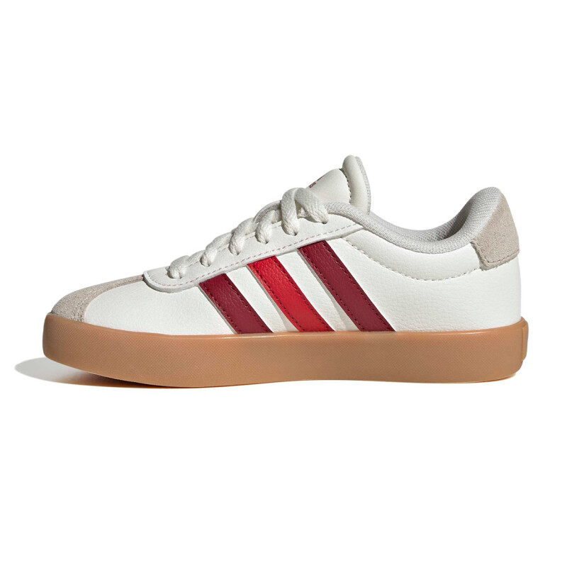 ADIDAS VL COURT 3.0 K Blanco-Bordo