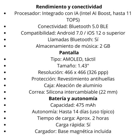 Smartwatch Amazfit GTR 4 A2040 V01