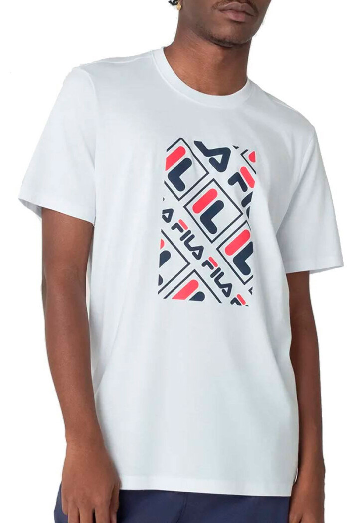 REMERA HOMBRE FILA OUTLINE LOGOS Blanco