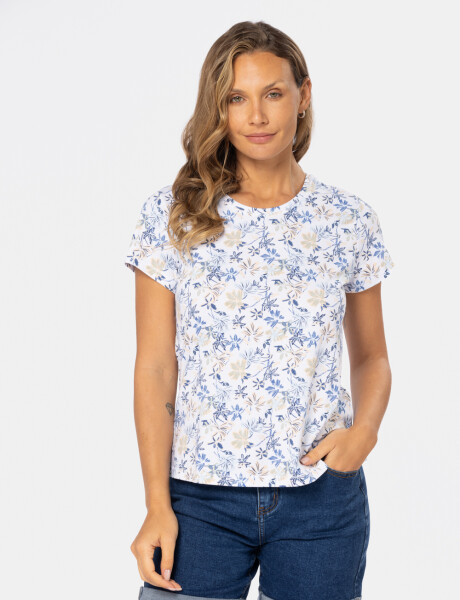 REMERA ESTAMPADA Blanco