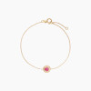 Pulsera en Oro 18K con rubí y brillantes Pulsera En Oro 18k Con Rubí Y Brillantes