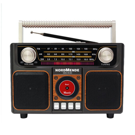 Radio Portátil Nordmende Multibanda AM/FM/SW BT USB TF Negro