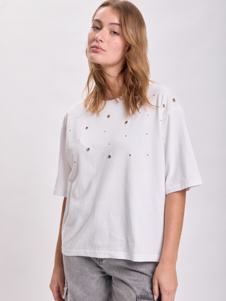 Remera estampa Blanco