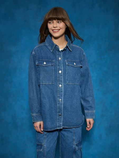 SOBRECAMISA LEIDEN AZUL