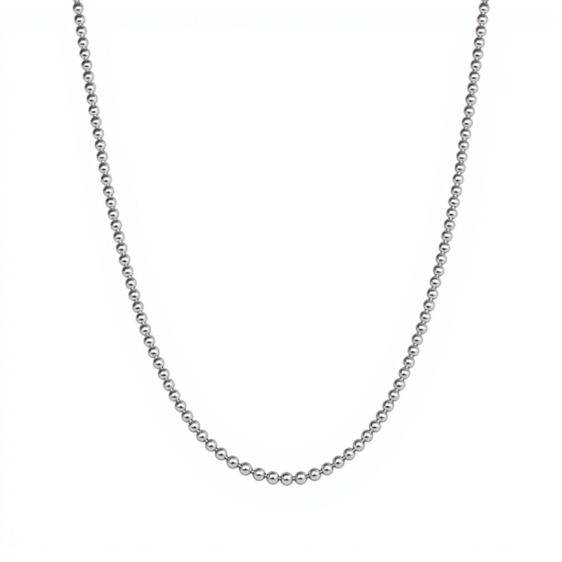 Cadena Bolitas - Plata 925 - Sin Piedra - CD3429 sinpiedra
