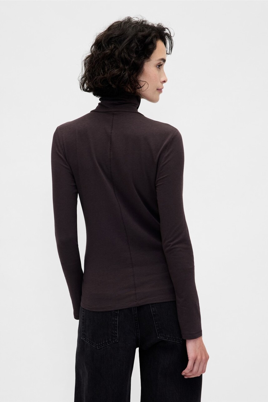 Remera Polera Mujer Terra Brown