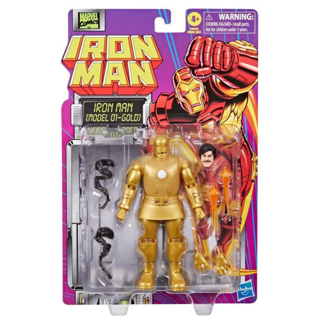 Hasbro Marvel Retro Legends - Iron Man (Model 01-Gold) Hasbro Marvel Retro Legends - Iron Man (Model 01-Gold)