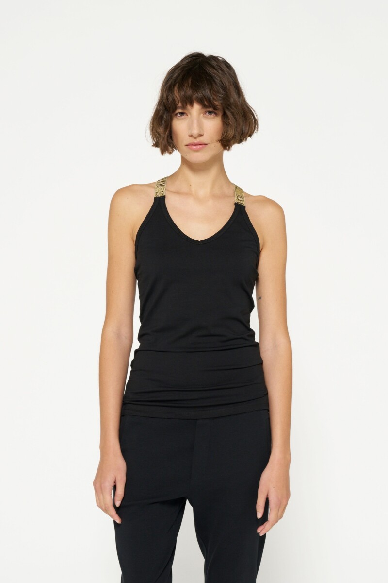 TOP CON LUREX Negro
