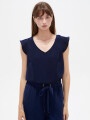 Blusa Area Azul Noche