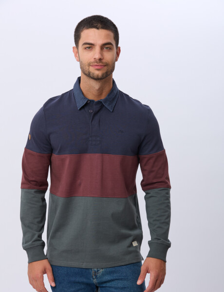 REMERA POLO DE ALGODÓN Azul