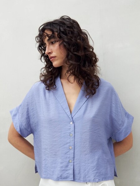 CAMISA D.CASSIN CALIZ AZUL