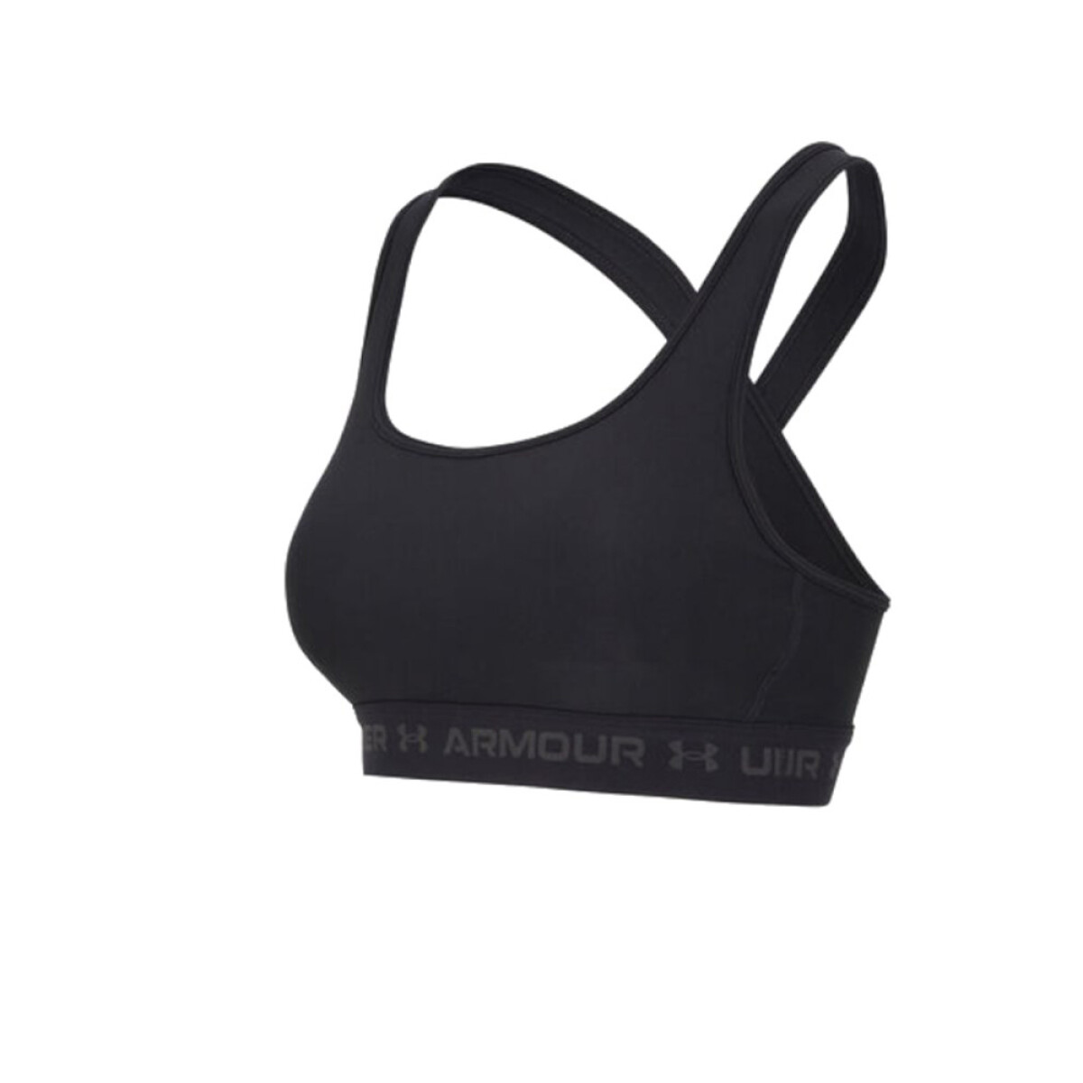 TOP UNDER ARMOUR CROSSBACK MID BRA - Black 