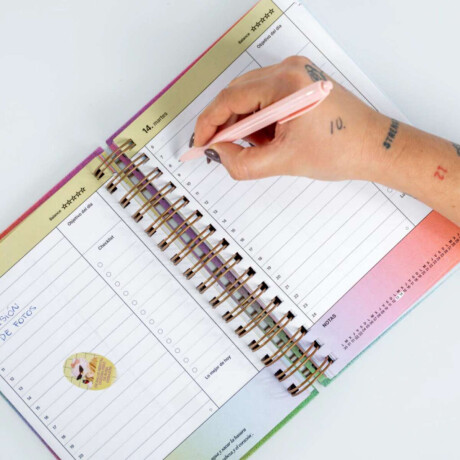 Agenda 2026 con stickers Figuras Abstractas Sc