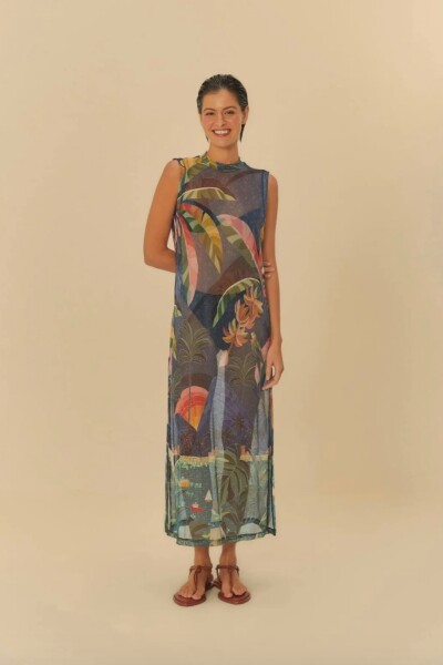 VESTIDO MOSAICO Multicolor