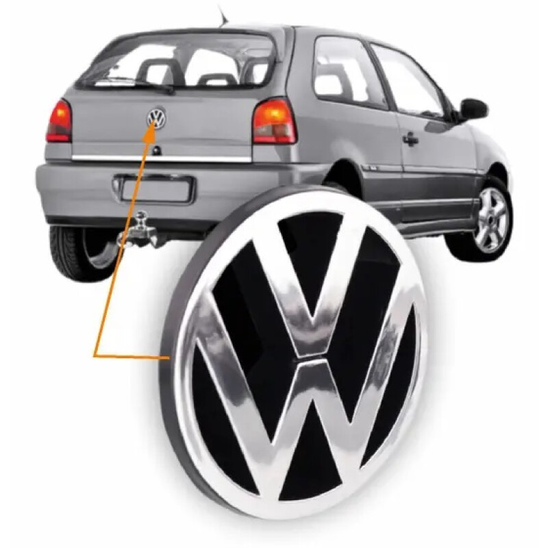 EMBLEMA "VW" TRASERO GOL G2 95/98 Emblema "vw" Trasero Gol G2 95/98