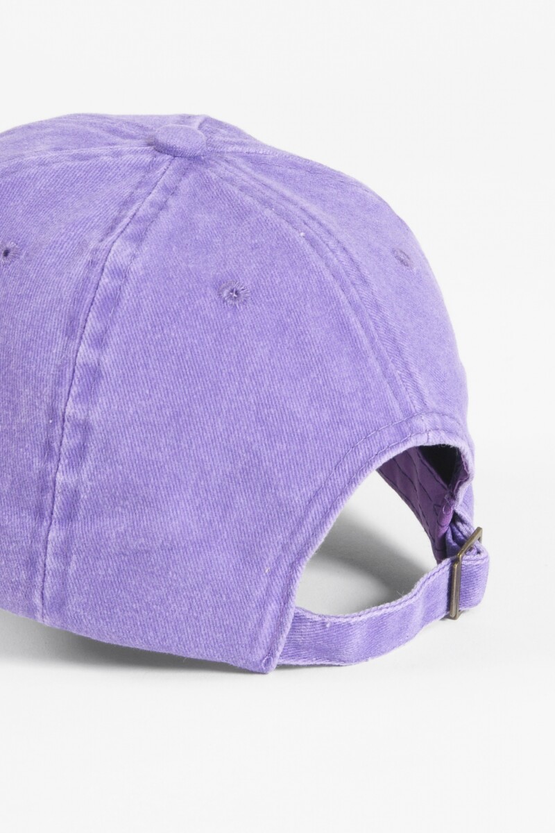 Cap bordado sol violeta