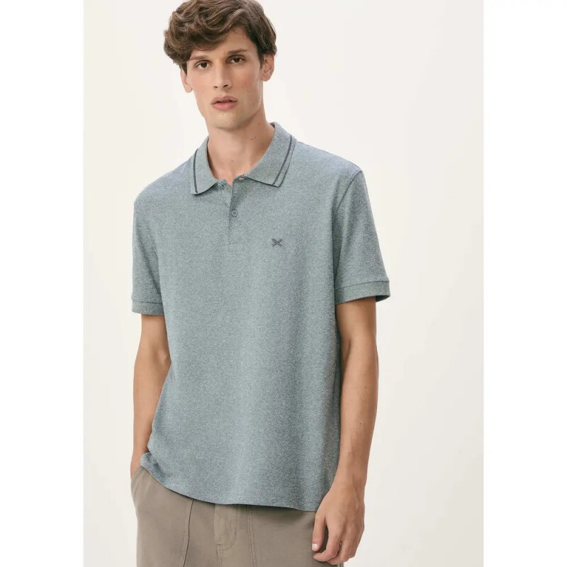 CAMISA POLO MM MASC CINZA MESCLA