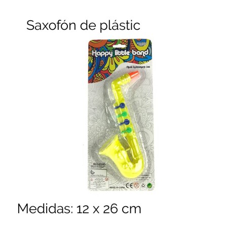 Saxofón De Plástico En Bc 4121 Unica