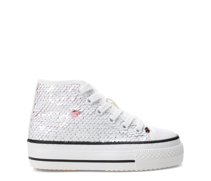 Championes de Niña MINI Miss Carol botita Blanco