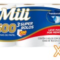 Papel Toalla Cocina Premium Mili 3 Rollos 200 Hojas X3