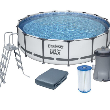 Piscina Bestway Steel Pro Max 14970 Litros con Bomba y Filtro – Disfruta del Verano en Uruguay Piscina Bestway Steel Pro Max 14970 Litros con Bomba y Filtro – Disfruta del Verano en Uruguay