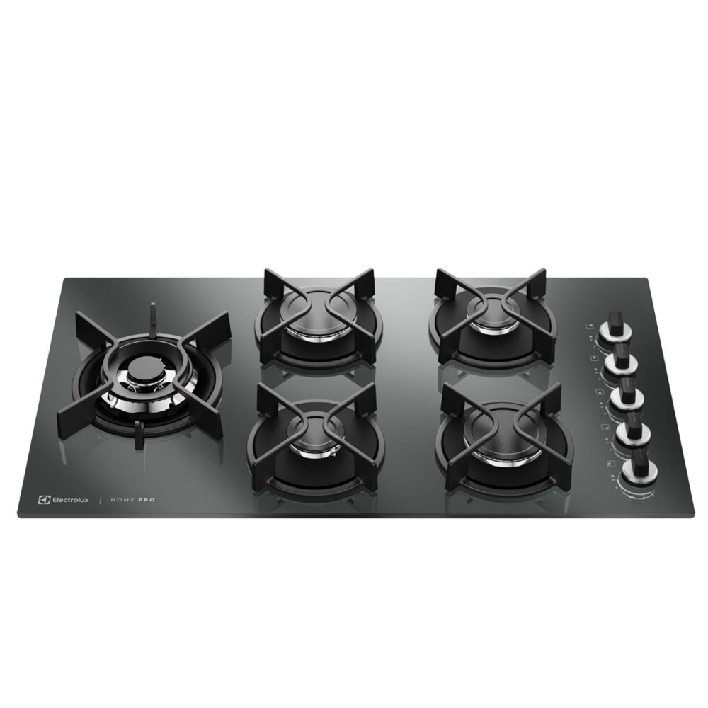 ANAFE ELECTROLUX GAS NEGRO 5 HORNALLAS KE5HP