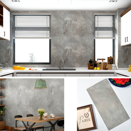 Revestimiento Adhesivo Pared X10p 30x60Simil Cemento Jug004019-m2